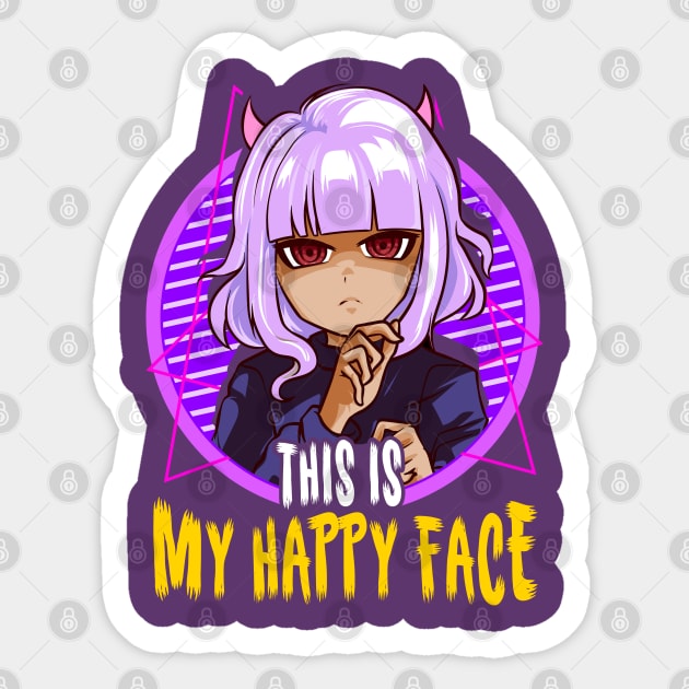 Halloween Anime Girl Design Gift Sticker by creative